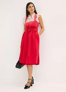 Mellanlång dirndl med sammet (2 delar), bonprix