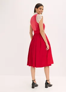 Mellanlång dirndl med sammet (2 delar), bonprix