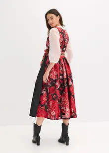 Dirndl med broderat förkläde (2 delar), bonprix