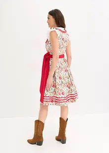 Dirndl med broderat förkläde (2 delar), bonprix