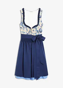 Dirndl med broderat förkläde (2 delar), bonprix