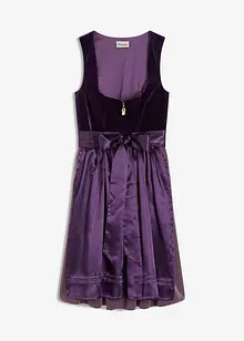 Mellanlång dirndl med sammet (2 delar), bonprix