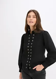 Blus med nitdetaljer, bonprix