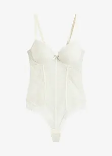 Stringbody med stretchig spets, bonprix