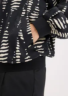 Blusjacka av satin med mjukt fall, bonprix