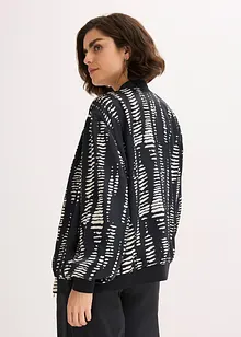 Blusjacka av satin med mjukt fall, bonprix