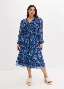 Midiklänning i mesh, bonprix