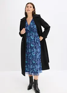 Midiklänning i mesh, bonprix