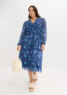 Midiklänning i mesh, bonprix