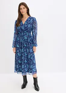 Midiklänning i mesh, bonprix