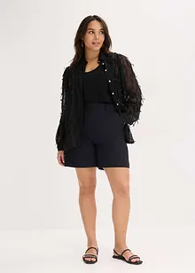 Blus med fransdetaljer, bonprix