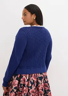 Folkdräktsinspirerad cardigan, bonprix