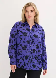 Mönstrad chiffongblus, bonprix