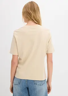 T-shirt av tjock ekologisk bomull, bonprix