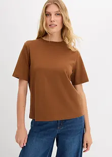 T-shirt av tjock ekologisk bomull, bonprix
