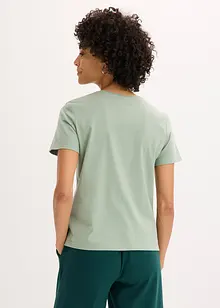 T-shirt med glittrigt tryck, bonprix