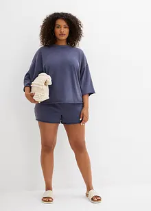 Oversized sweatshirt av mjuk bomullsmix, bonprix