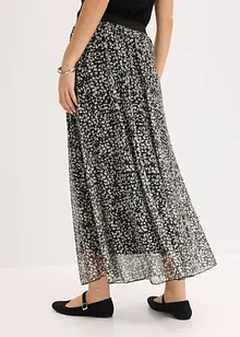 Kjol av mesh och jersey, bonprix