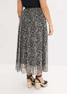 Kjol av mesh och jersey, bonprix