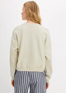 Oversizesweatshirt av ekologisk bomull, bonprix