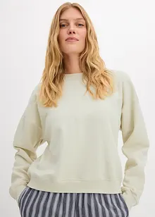 Oversizesweatshirt av ekologisk bomull, bonprix