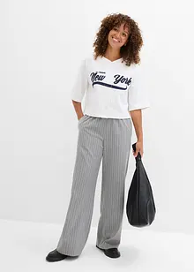 Sweatshirt i oversizemodell av mjuk bomullsmix, bonprix