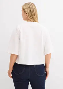 Sweatshirt i oversizemodell av mjuk bomullsmix, bonprix