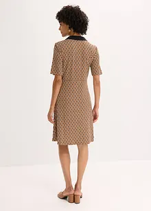 Midiklänning med tenniskrage, bonprix