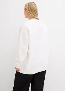 Oversized sweatshirt av ekologisk bomull, bonprix
