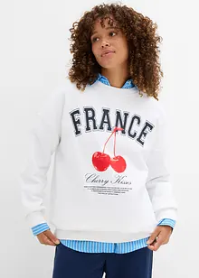 Oversized sweatshirt av ekologisk bomull, bonprix