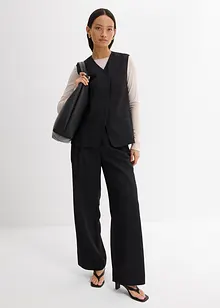 Lång väst med twillstruktur, bonprix