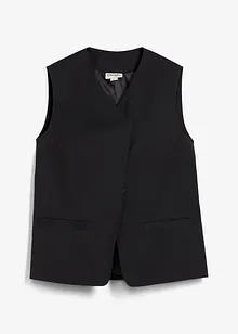 Lång väst med twillstruktur, bonprix