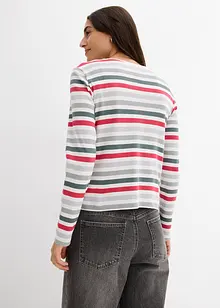 Långärmad topp av ren bomull, bonprix