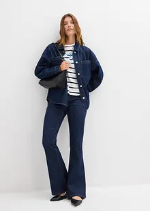 Randig T-shirt av ren bomull, bonprix