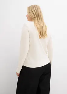 Långärmad topp av ren bomull, bonprix