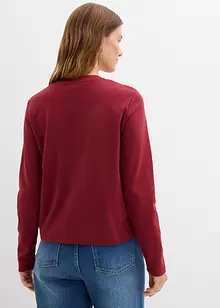 Långärmad topp av ren bomull, bonprix