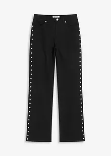 Twillbyxa med nitar, bonprix