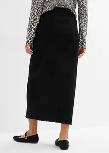 Twillkjol med fransar, bonprix