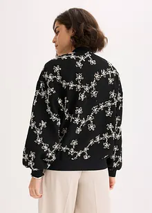 Blusjacka med broderi, bonprix