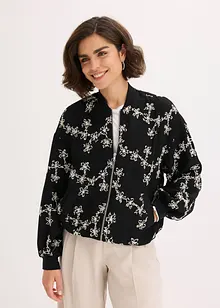 Blusjacka med broderi, bonprix