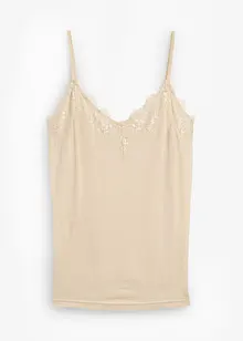 Linne med ull och spets, bonprix