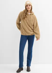 Fleecetröja i teddymaterial, bonprix