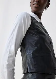 Väst av lammnappa, bonprix