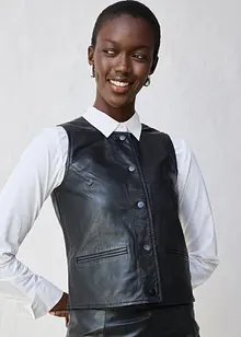 Väst av lammnappa, bonprix