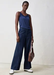 Linne med ull och spets, bonprix