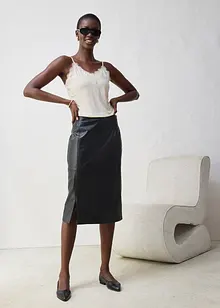 Linne med ull och spets, bonprix