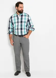 Byxa i twill av bomull, Regular Fit, Straight, bonprix