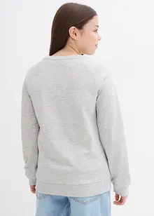 Sweatshirt i ren bomull, bonprix