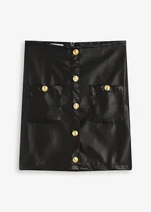 Kjol i skinnimitation, bonprix
