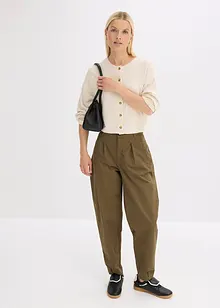 Ribbstickad cardigan, bonprix